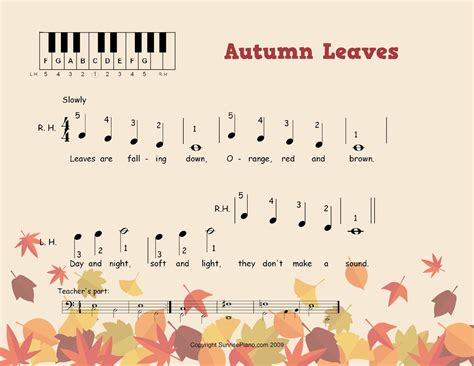 autumn leave piano